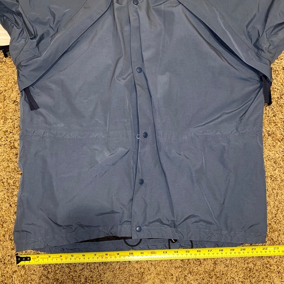 Mens Med Vintage Lowe Alpine Jacket Waterproof Windbreaker Rain Coat M Blue - Picture 4 of 10